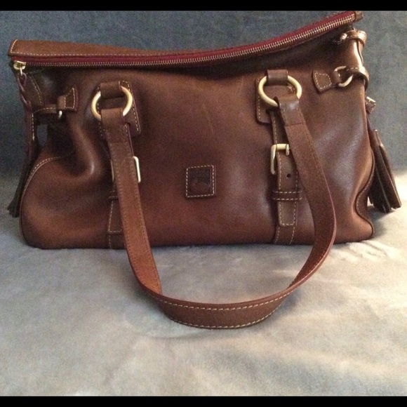 Dooney & Bourke Handbags - Dooney & Bourke Chestnut Florentine Smith
